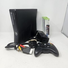Xbox 360 Slim 250GB Black Console NTSC-U/C Bundle W/Controller + Game Bundle