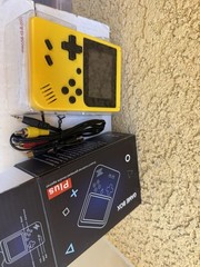Game Box Plus Handheld Console Retro Gaming System 400 Preloaded Games In Yellow