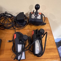 Atari 7800 ProSystem Console Bundle 5 Game Programs Tested Working