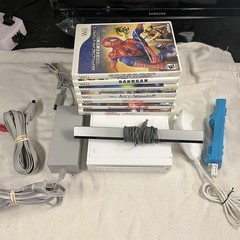 Nintendo Wii RVL-001 512 MB Home Console Bundle 7 Games