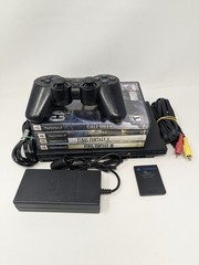 Sony PlayStation 2, PS2 Slim Console SCPH-75001 Bundle