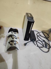 Xbox 360 Elite Console Bundle – 4 Controllers, Wi-Fi Adapter, Power Brick