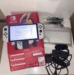 Nintendo Switch OLED Model Handheld Console White with Accessories