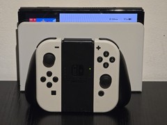 Nintendo Switch White OLED Handheld Console (HEG-001) Complete 3rd Party Con