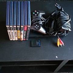 PS2 Slim Console Spiderman 3 Bundle: 7 Games, Controller & Memory Card (Tested)