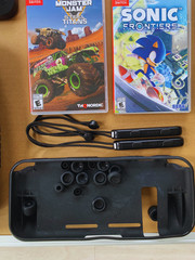Nintendo Switch Bundle + 2 Pro Controllers + 6 Games + Dock + Case + Accessories