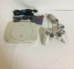 PS1 console SCPH-100 playstation, controller, memory card PSone Japan
