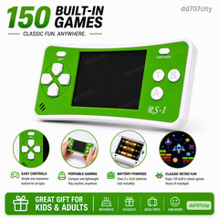 Retro Handheld Game Console 150 Built-in Games Portable LCD Kids Gift Toy