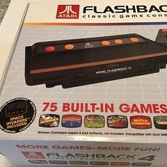Atari Flashback 4 Classic Game Console w/ Limited Edition Poster 76 Games