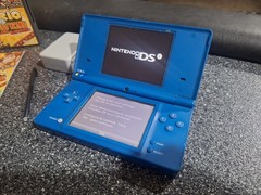 Blue Nintendo DSI Console Bundle With Mario DK Game Charger TESTED WORKING