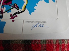 Vectrex Console VectrexWraps VectorPilot, 1st Edition, Limited Wrap Rare 2014