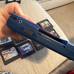 Sega Game Gear Blue Console – Recapped, IPS LCD Screen Mod w/ Games Tested