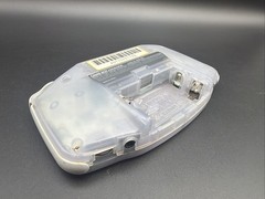 Nintendo Game Boy Advance Console System Clear Glacier Works No Battery Cover!