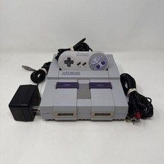 Super Nintendo SNES Console + Cables + Controller Bundle Lot *TESTED*