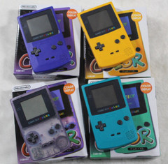 Nintendo GBC Retro Handheld System + Charger + Game (Tested)