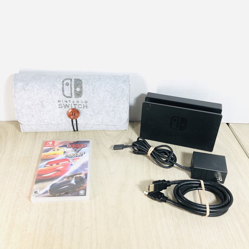 PLEASE READ Nintendo Switch Bundle W Dock,Charger,Battery Bank, 2 Games Tested