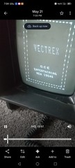1982 VECTREX CONSOLE HOME ARCADE SYSTEM HP 3000 ,controller n 6 games