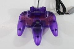 Nintendo 64 Clear Purple Console N64 Controller AC S-Video to HDMI Adapter Cable