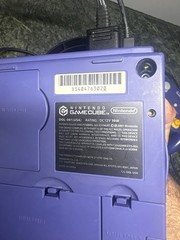 Nintendo GameCube Indigo Console Bundle OEM Controller Cords Tested Working