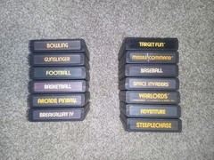 Atari 2600 Sears Console + 13 Games Working + Storage See Pics READ BELOW