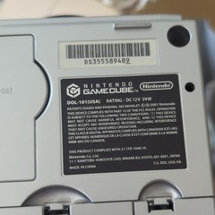 Nintendo GameCube Silver Console Bundle w/ Controller Cables Memory Cards TESTED