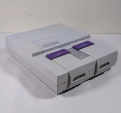 Super Nintendo SNES Console Bundle w/ Super Mario World Tested Working