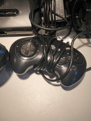 Sega MK-1631 Genesis Console System w/2 control, all cords, power on, no video