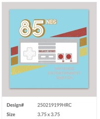 1985 Original NES Nintendo controller STICKERS (6) Vintage Retro Eighties Lookin