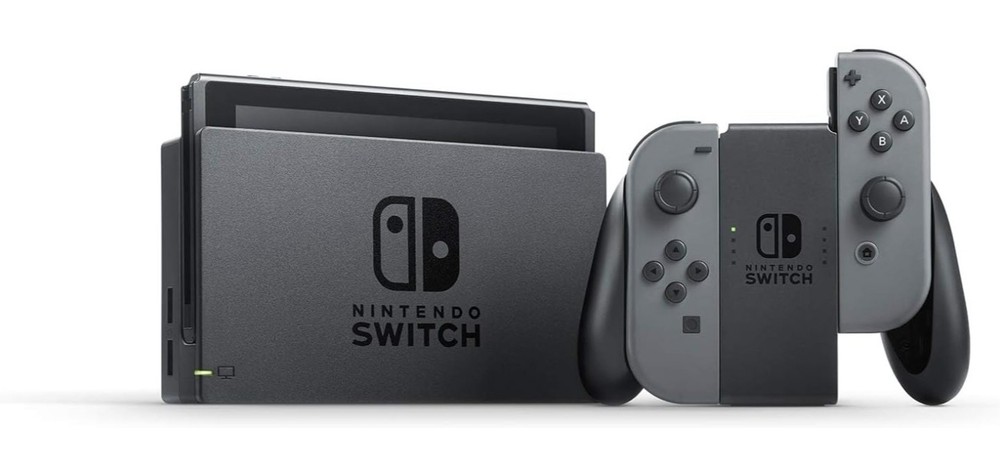 Nintendo Switch Console Gray Joy-Con Dock Grip tomtoc Case