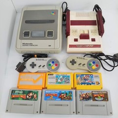 Nintendo Japanese Famicom & Super Famicom Console Bundle Super Mario Donkey Kong