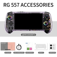 RG557 Handheld Game Console Android 14 5.48′ AMOLED Screen
