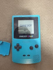 Nintendo Game Boy Color Handheld System Teal Blue Japan CGB-001 Good Condition