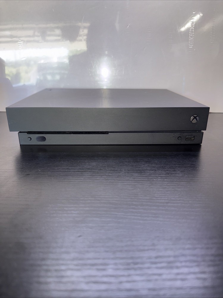•Cosmetically Flawed•Microsoft Xbox One X 1TB Console – Black