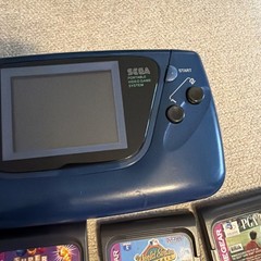 Sega Game Gear Blue Console – Recapped, IPS LCD Screen Mod w/ Games Tested