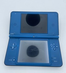 Nintendo DSi XL Handheld System With Charger Case And Games Midnight Blue Tested