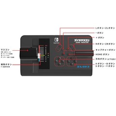Zuiki Train Controller Switch Black Steam Compatible Licensed Japan Game Gear