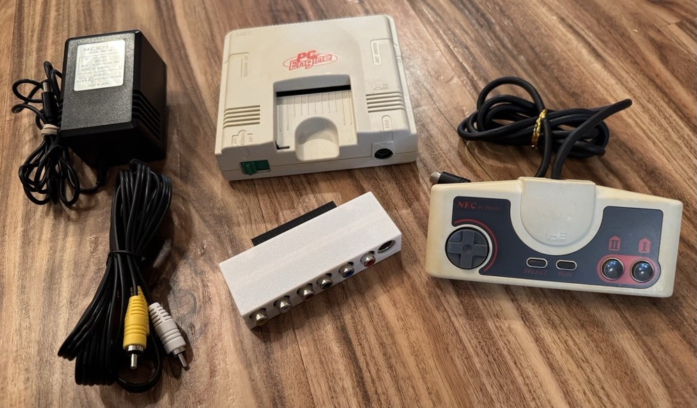 NEC PC Engine Console Bundle Power Supply Controller Japan Import US Seller