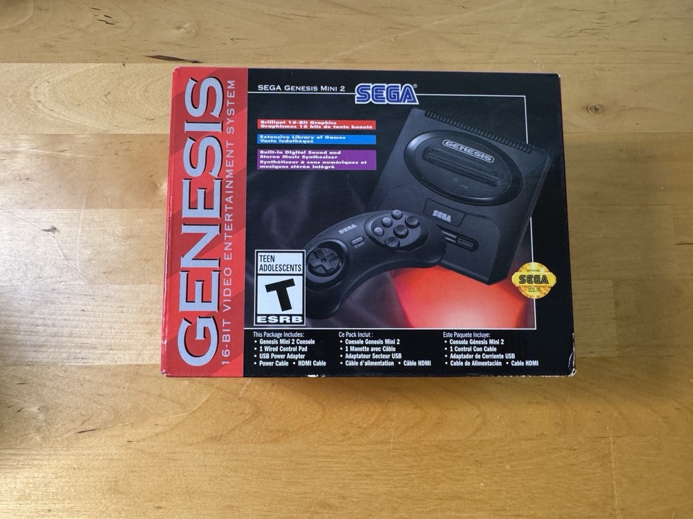 SEGA Genesis Mini Black HDMI USB Digital Sound Video Game
