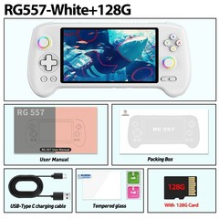 RG557 Handheld Game Console Android 14 5.48′ AMOLED Screen