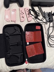 Nintendo Switch Dockable Handheld System w/ Gray Joy-Con, Dock, HDMI Bundle