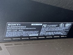 Sony PlayStation 3 Launch Edition Piano Black 1TB Console with 2 Controllers