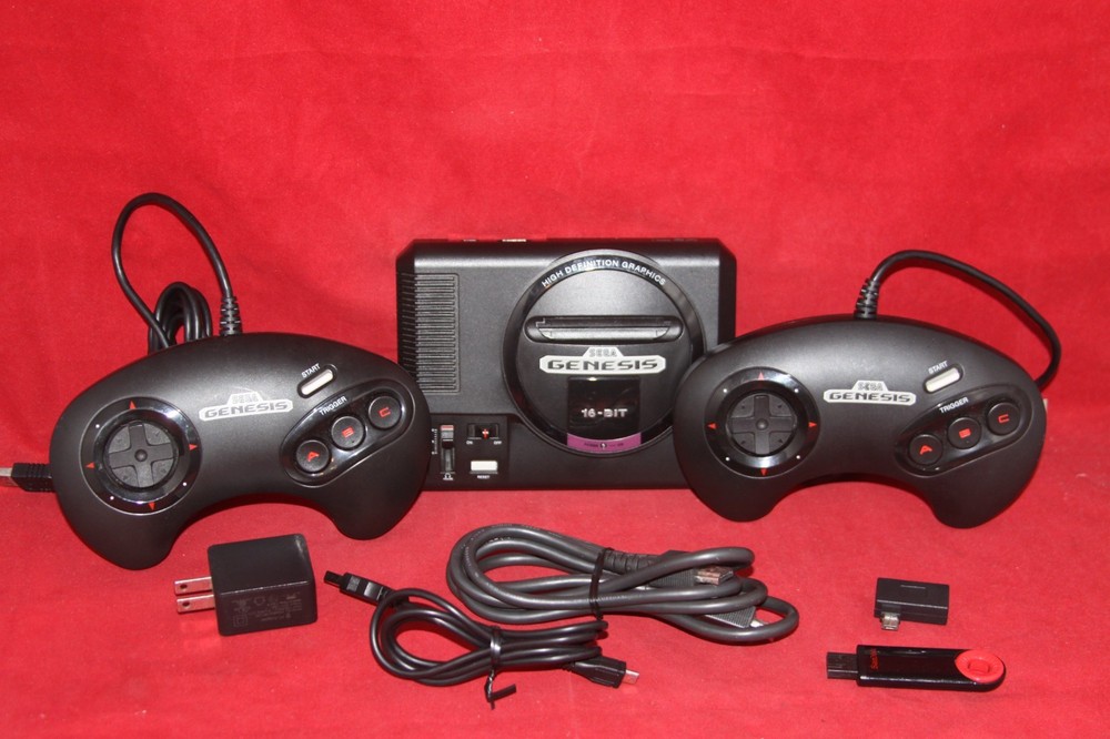 Sega Genesis Mini, Game Console 16 Bit, 42 Games (MK-16000)