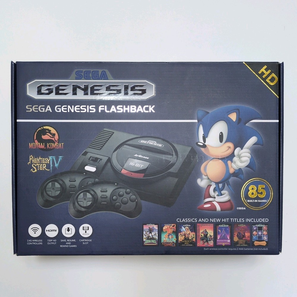 AtGames Sega Genesis Flashback HD Console ATGAMES 85 Classic Games