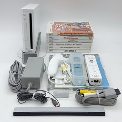 Nintendo Wii RVL-001 Console Bundle TESTED Controllers Games Manuals Complete
