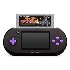 SFC SNES Compatible Portable Console IPS 4.3in LCD HDMI w/ 2-Player Adapter