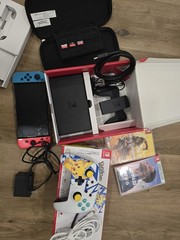 Nintendo Switch OLED Model + Accessories – Handheld Console – 64GB