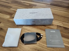 Retroid Pocket 5 Handheld Console 16 Bit Gray CIB AMOLED 128GB Free Shipping