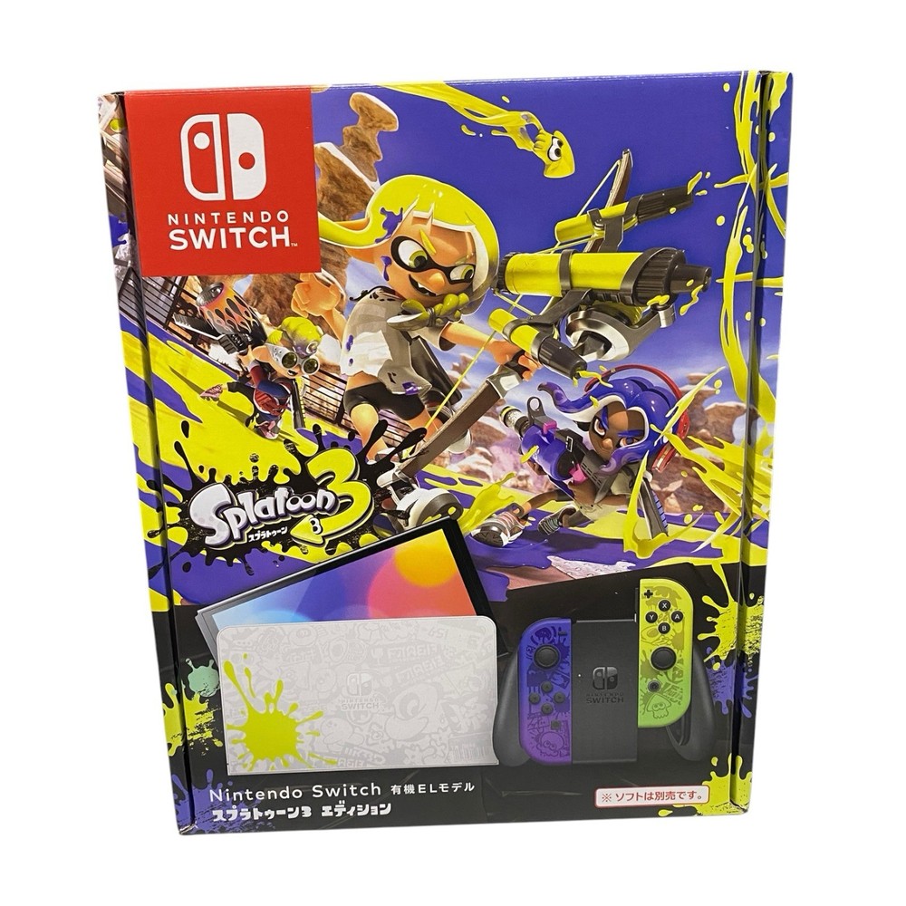 Switch Oled Splatoon 3 Edition opened unused item console not included