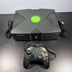 Microsoft Original Xbox Classic OG Console W/S Controller -tested
