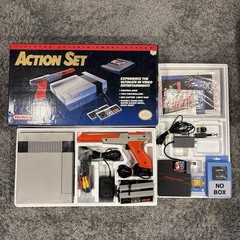 Nintendo NES Action Set Console – Blue Box Version – Complete In Box – Tested